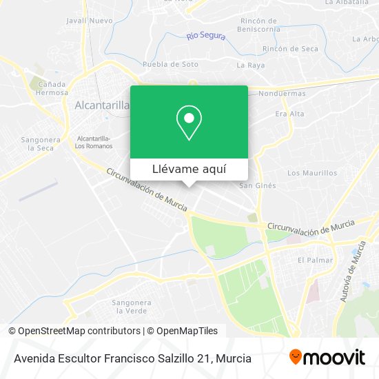 Mapa Avenida Escultor Francisco Salzillo 21