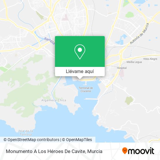 Mapa Monumento A Los Héroes De Cavite