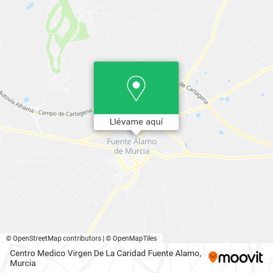 Mapa Centro Medico Virgen De La Caridad Fuente Alamo
