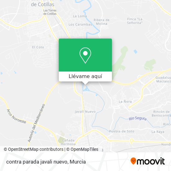 Mapa contra parada javali nuevo