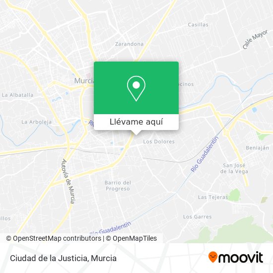 Mapa Ciudad de la Justicia