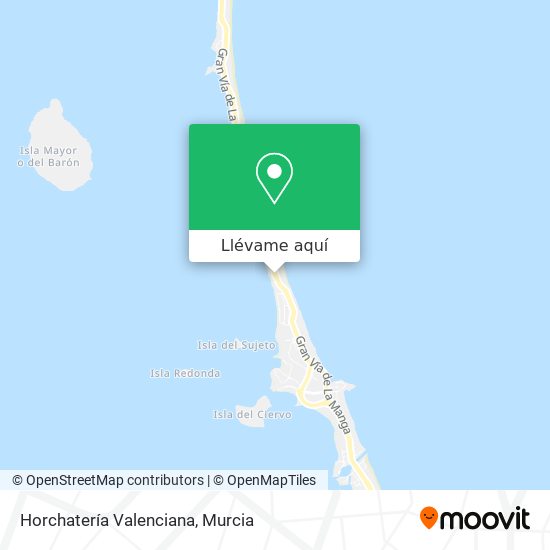Mapa Horchatería Valenciana