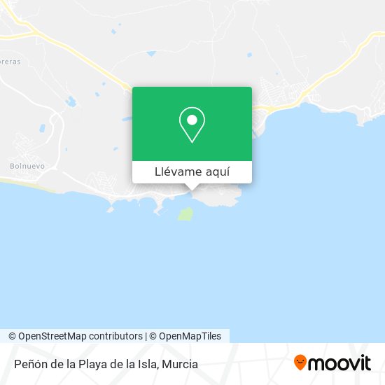 Mapa Peñón de la Playa de la Isla