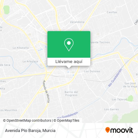 Mapa Avenida Pío Baroja