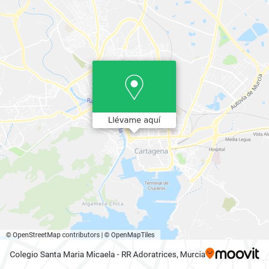 Mapa Colegio Santa Maria Micaela - RR Adoratrices