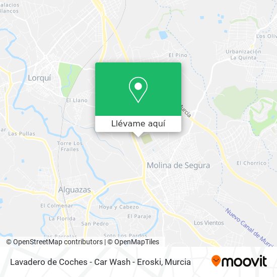 Mapa Lavadero de Coches - Car Wash - Eroski