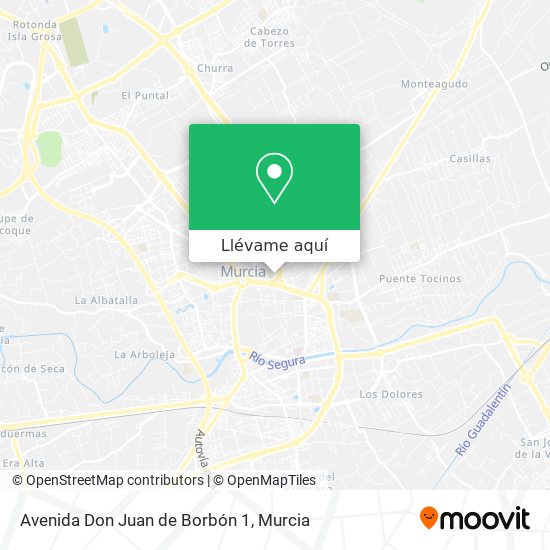 Mapa Avenida Don Juan de Borbón 1