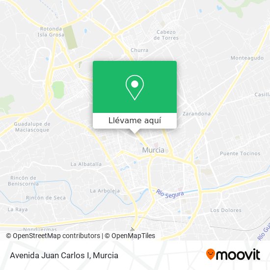 Mapa Avenida Juan Carlos I