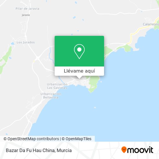 Mapa Bazar Da Fu Hau China