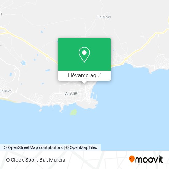 Mapa O'Clock Sport Bar