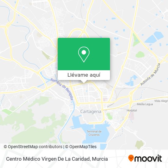 Mapa Centro Médico Virgen De La Caridad