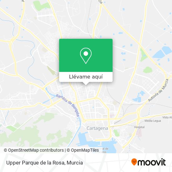 Mapa Upper Parque de la Rosa