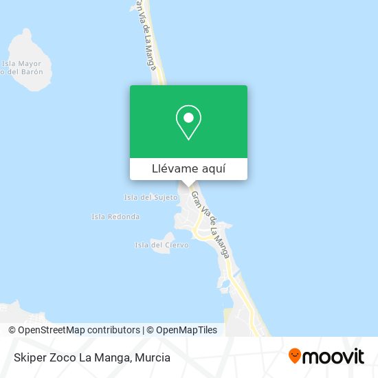 Mapa Skiper Zoco La Manga