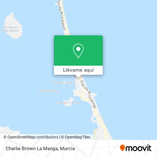 Mapa Charlie Brown La Manga