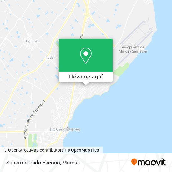 Mapa Supermercado Facono