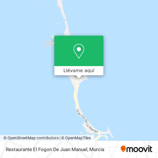 Mapa Restaurante El Fogon De Juan Manuel