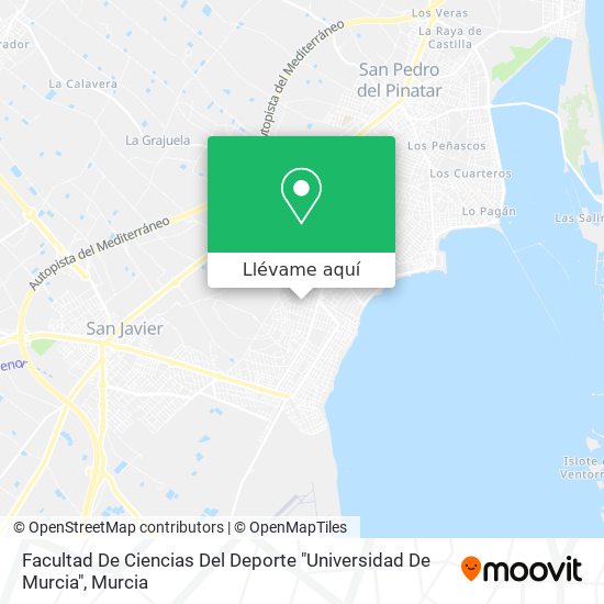Mapa Facultad De Ciencias Del Deporte "Universidad De Murcia"