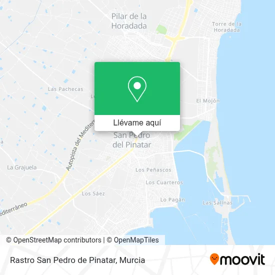 Mapa Rastro San Pedro de Pinatar