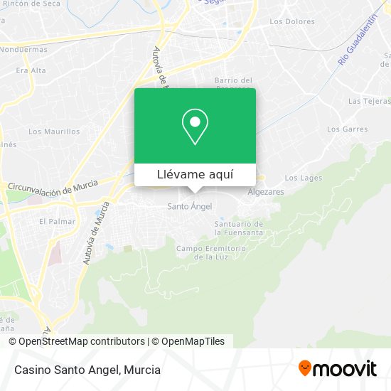 Mapa Casino Santo Angel