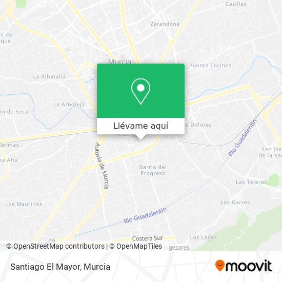 Mapa Santiago El Mayor