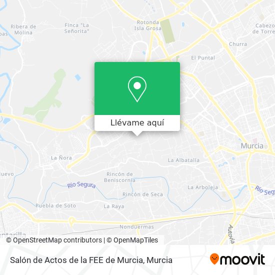Mapa Salón de Actos de la FEE de Murcia