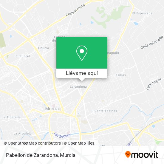 Mapa Pabellon de Zarandona