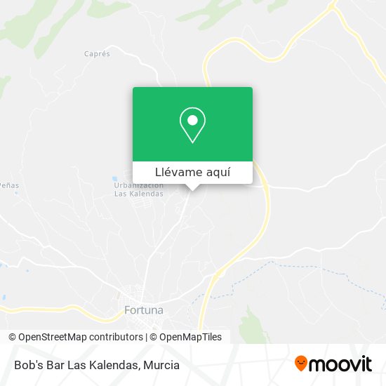 Mapa Bob's Bar Las Kalendas