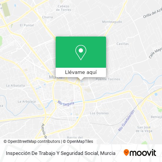 Mapa Inspección De Trabajo Y Seguridad Social