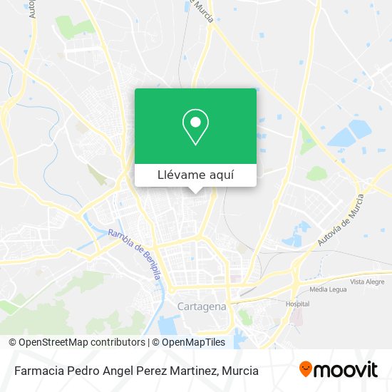 Mapa Farmacia Pedro Angel Perez Martinez