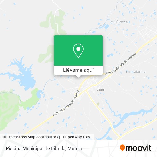Mapa Piscina Municipal de Librilla