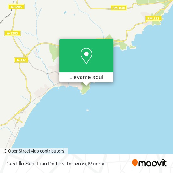 Mapa Castillo San Juan De Los Terreros
