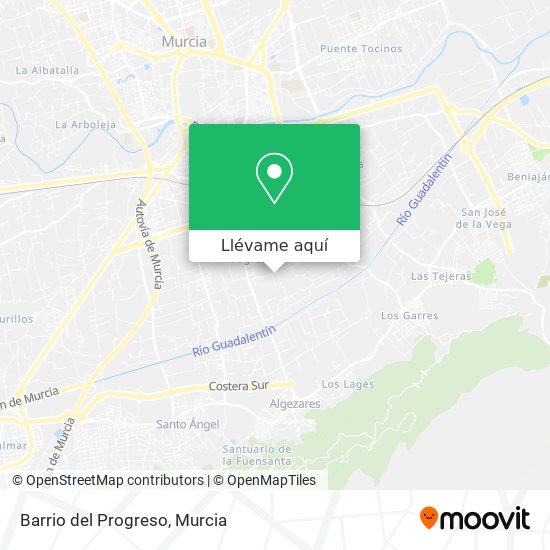 Mapa Barrio del Progreso