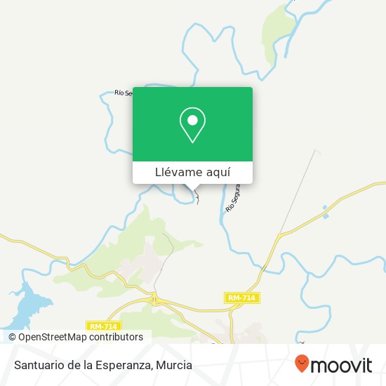 Mapa Santuario de la Esperanza