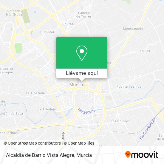 Mapa Alcaldia de Barrio Vista Alegre