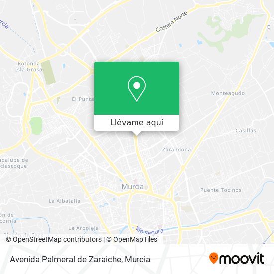 Mapa Avenida Palmeral de Zaraiche