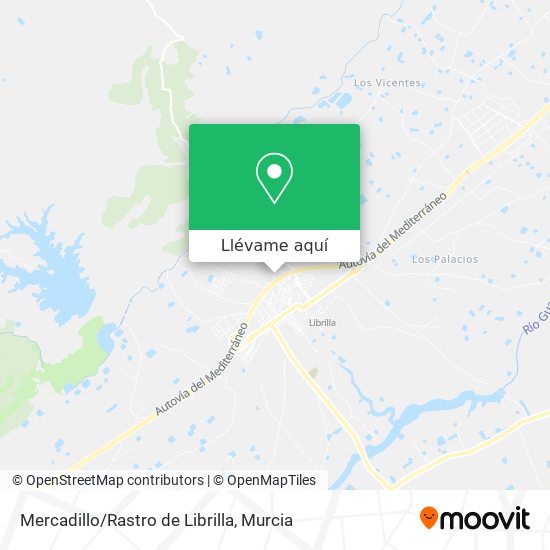 Mapa Mercadillo/Rastro de Librilla