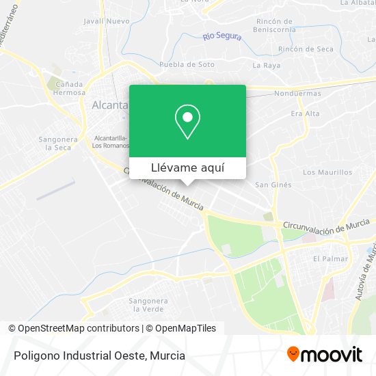Mapa Poligono Industrial Oeste