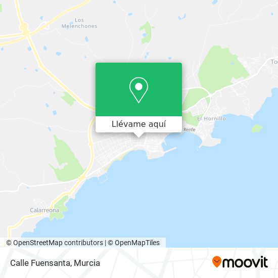 Mapa Calle Fuensanta