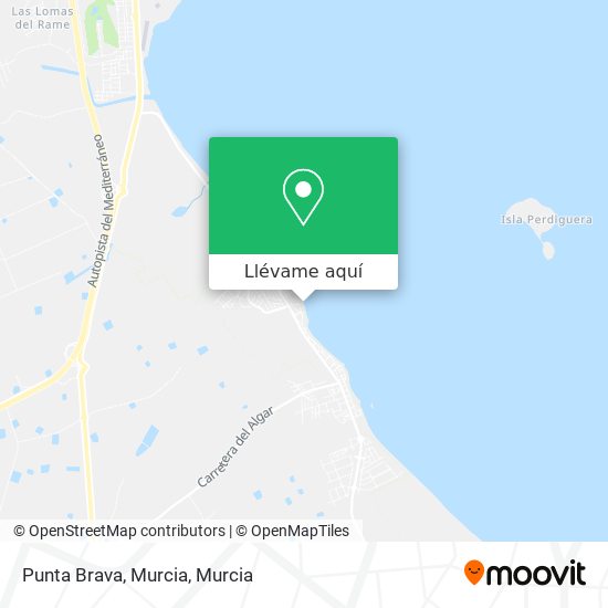 Mapa Punta Brava, Murcia