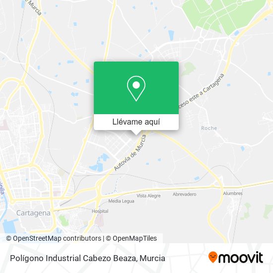 Mapa Polígono Industrial Cabezo Beaza