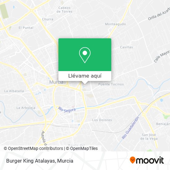 Mapa Burger King Atalayas