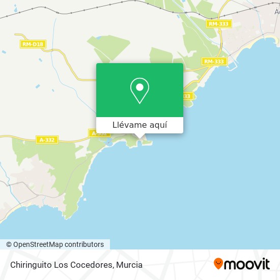 Mapa Chiringuito Los Cocedores