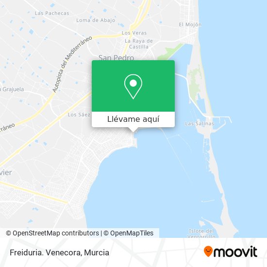 Mapa Freiduria. Venecora