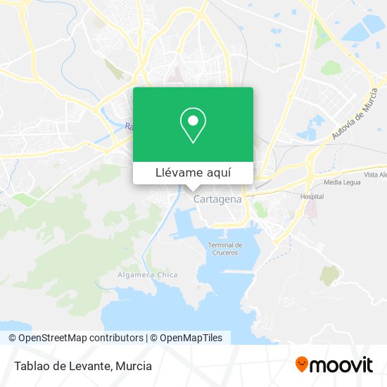 Mapa Tablao de Levante