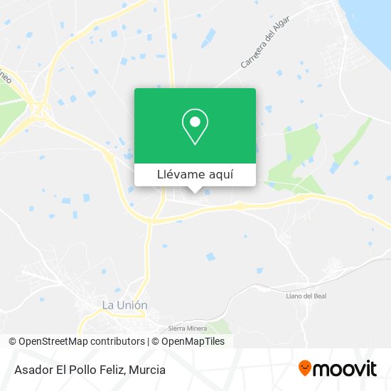 Mapa Asador El Pollo Feliz