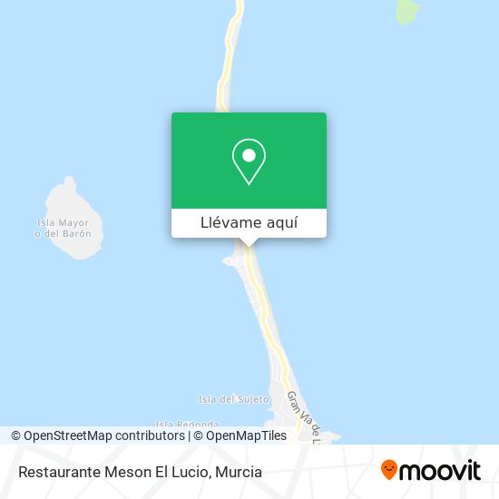 Mapa Restaurante Meson El Lucio