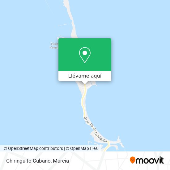 Mapa Chiringuito Cubano