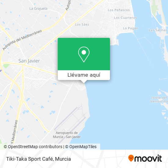 Mapa Tiki-Taka Sport Café