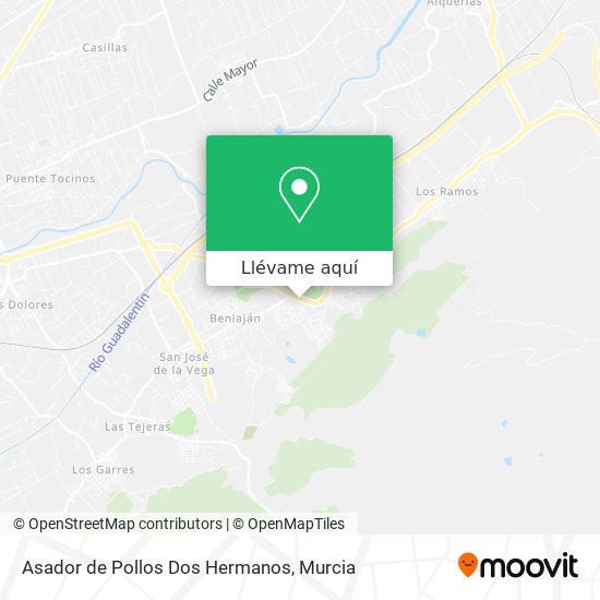 Mapa Asador de Pollos Dos Hermanos