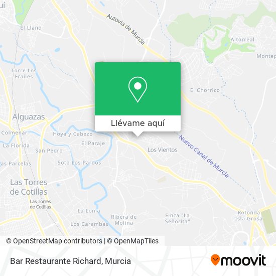 Mapa Bar Restaurante Richard